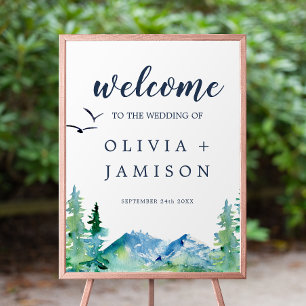 Välkomsthälsning för Rocky Mountain Destination We Poster