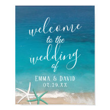 Välkomsthälsning för Starfish Beach Wedding