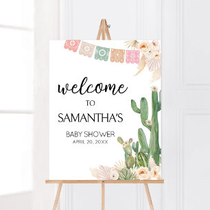 Välkomsthälsning för Taco Bout A Baby Baby Shower Poster
