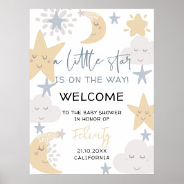 Välkomsthälsning för Twinkle Little Star Baby Show Poster