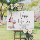 Välkomsthälsning för vattenfärgen Vino före Vows-M Poster<br><div class="desc">VälkomstPoster för Vino-Möhippa före Vows</div>