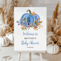 Välkomsthälsning för Whimissiskt Blue Pumpkin Baby
