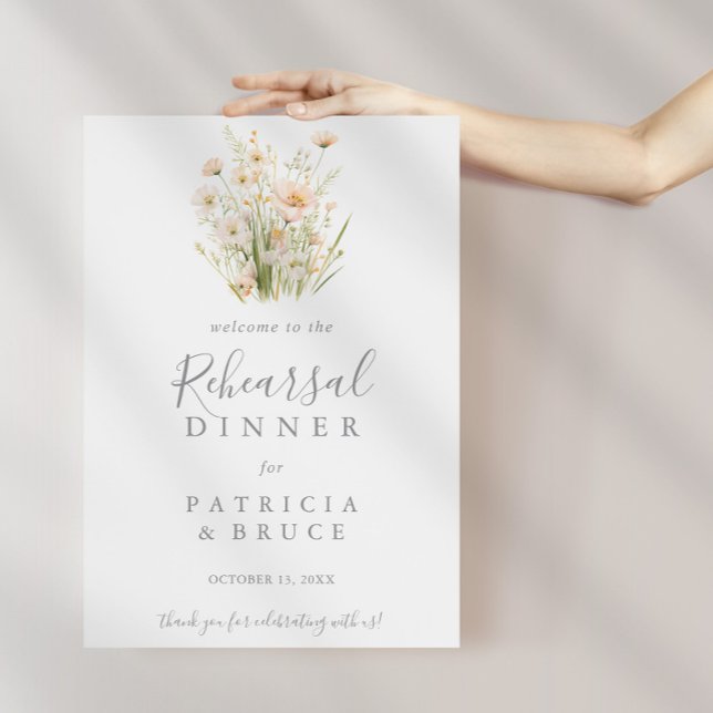 Välkomsthälsning för  Wildblomsåterkallning Poster (Skapare uppladdad)