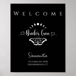 Välkomsthälsning från Bachelorette Party celestial Poster