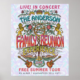 Välkomsthälsning från Family Reunion Band Namn Ret Poster
