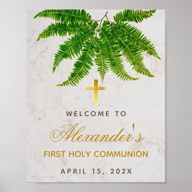 Välkomsthälsning från första kommunfullmäktige i B Poster (Framsidan)