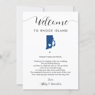 Välkomsthälsning i Färg Rhode island Bröllop