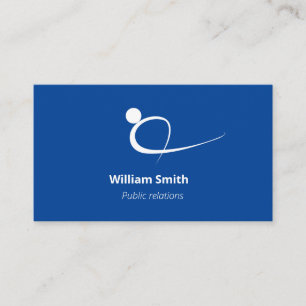 Välkomsthälsning, Modern Rörelse Person Logotyp Visitkort