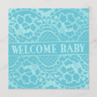 Välkomsthälsning och Snöre Nyfödd bebis Meddelande