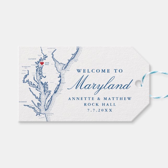 Välkomsthälsning om Eleganten i Sten Hall Navy Blu Presentetikett (Framsidan (Horisontell))