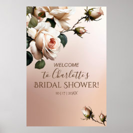 Välkomsthälsning till den fantastiska Beige Ro Mö Poster