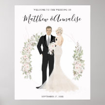 Välkomsthälsning till Groom Bröllop