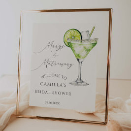 Välkomsthälsning till Margs och Matrimony Margarit Poster