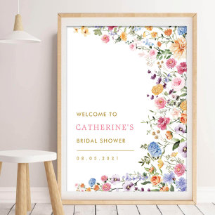 Välkomsthälsning till Möhippan chic Vår Garden Blo Poster