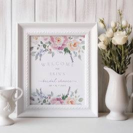 Välkomsthälsning till Möhippan om Blommigt i vår Poster