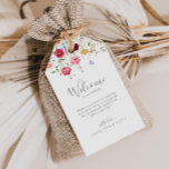 Välkomsthälsning till Multifärgad Wildblomma Bröll Presentetikett<br><div class="desc">Dessa enkla multifärgader,  jaktblommor bröllop,  välkomna märkre är perfekt för ett rustiskt bröllop. Utformningen har ett flerfärgat sortiment av blommor i rosa,  ,  lila,  gult,  vit,  violett,  röd,  burgig vild. Dessa märkre är perfekt för hotellgästväskor och destinationsbröllop.</div>
