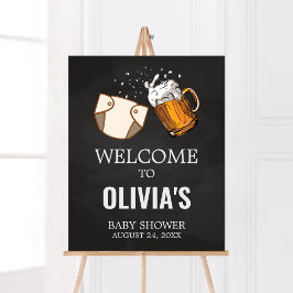 Välkomsthälsning till uggies och Chuggies Baby Sho Poster