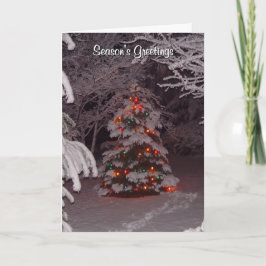 Välkomsthälsningar Vinter Vacker Julkort Helgkort