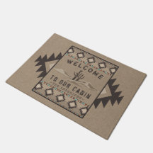 Välkomsthälsofamiljen Cabin Southwest Tribal Cactu