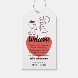 Välkomsthälsoförmån för Bröllop par Bröllop Presentetikett