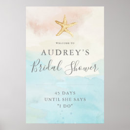 Välkomsthälsord för Modern Beach-Möhippan, Poster