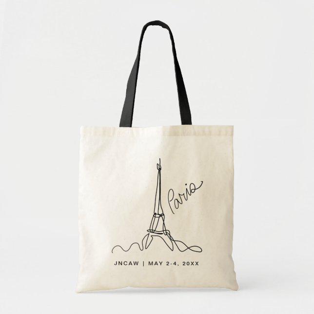 Välkomsthandel i Paris-konferensen - pris Tygkasse (Framsidan)