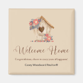 Välkomsthem Realtor-Grattisar Magnet