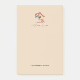 Välkomsthem Realtor-Grattisar Post-it Block