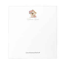 Välkomsthem Realtor-Personlig Anteckningsblock