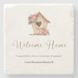 Välkomsthem Realtor-Personlig Stenunderlägg