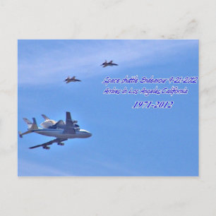 Välkomsthem,Rymdpendeln - Endeavor_Postcard Vykort