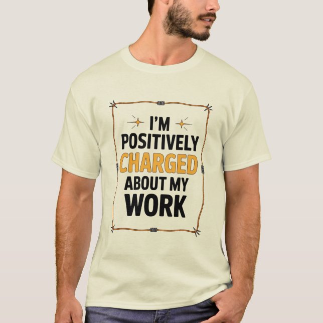 Välkomsthjälp om mitt arbete med kabelanslutna elh t shirt (Framsida)