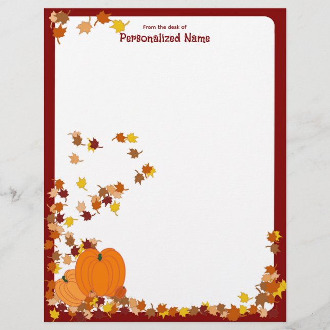 Välkomsthöst - ej inbäddad brevhuvud (Framsida)