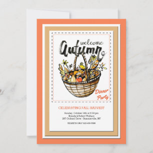 Välkomsthöstinbjudan Inbjudningar