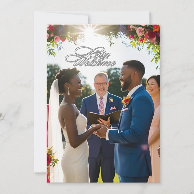 Välkomstinbjudan Inbjudningar (Framsida)