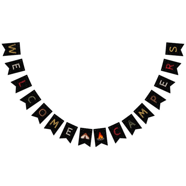 Välkomstkampers buntbanderoll vimplar (Alla)
