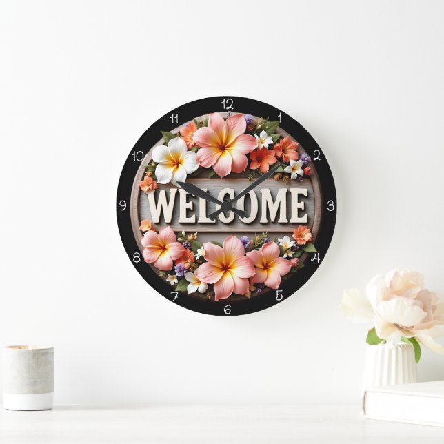 Välkomstklocka för tropisk bloom stor klocka (Hem)