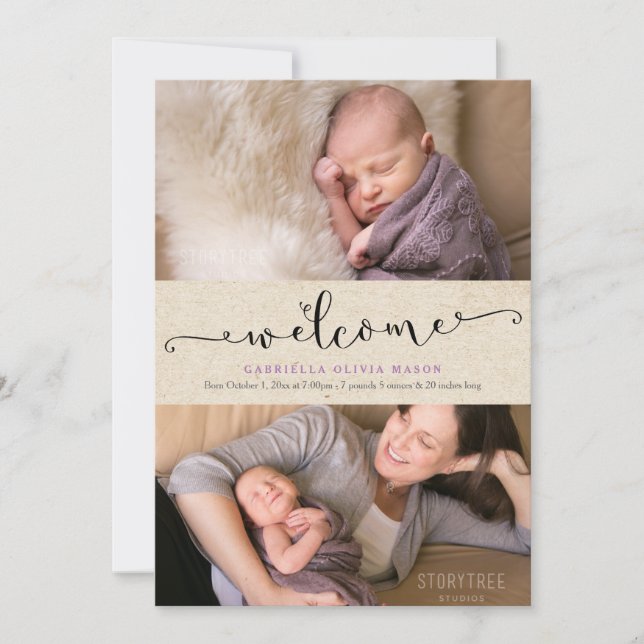 Välkomstkollage Meddelande (Framsida)