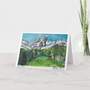 Välkomstkort Estes Park Klippiga bergen Kort