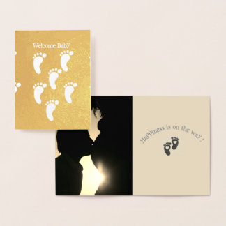 Välkomstkort Folierat Kort