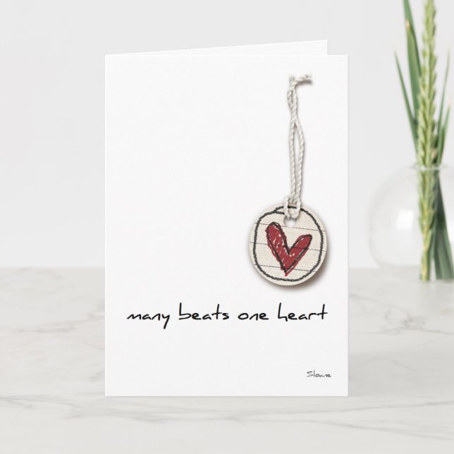 välkomstkort för adoption kort (Framsida)