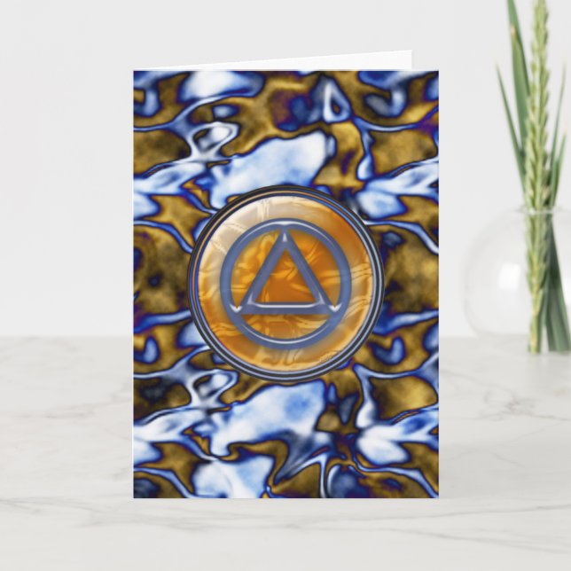 Välkomstkort för återställning av sober-säkerhet kort (Framsida)