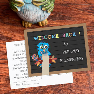 Välkomstkort för Back to school i Brev Vykort