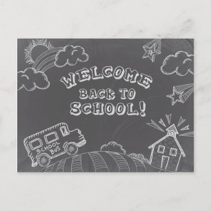 Välkomstkort för Back to school Vykort