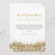 Välkomstkort för Brev i Guld välkomsttid för REGIN