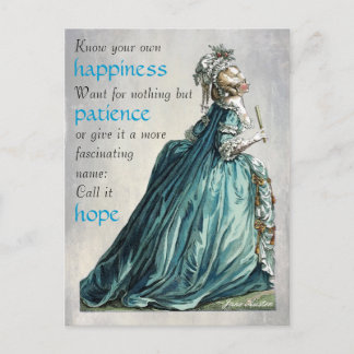 Välkomstkort för Happity-Patience-Hope Vykort