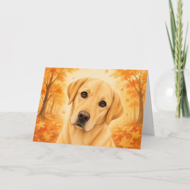 Välkomstkort för Labrador Kort (Framsida)