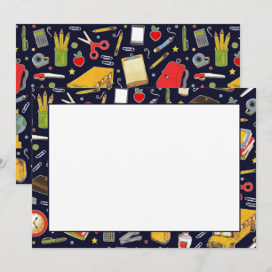 Välkomstkort för skolstarten tack kort