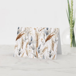 Välkomstkort för veteåkern kort