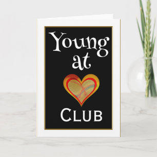 Välkomstkort för Young at Heart Club Kort